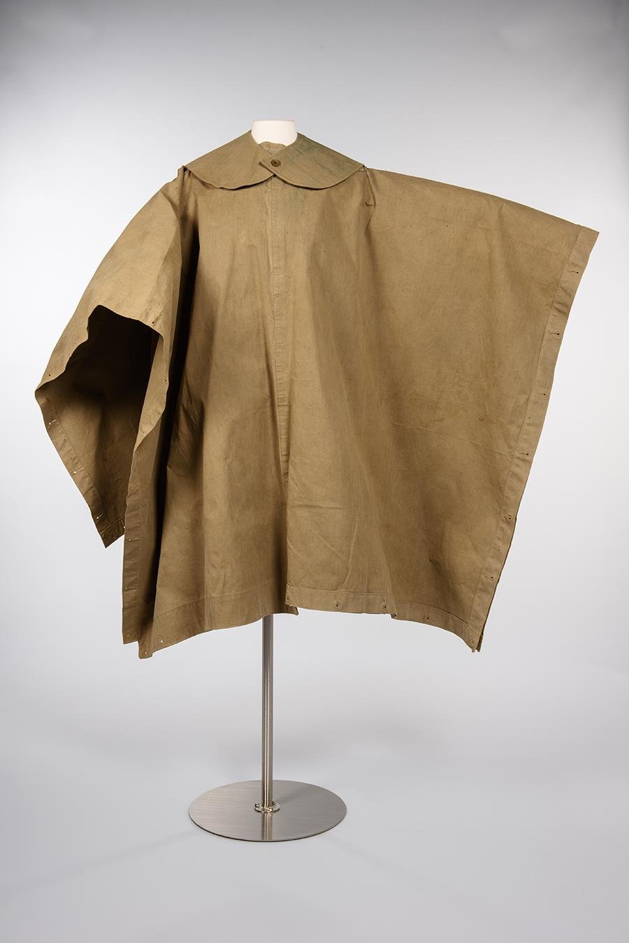 Image of Heavy canvas poncho, ca. 1910